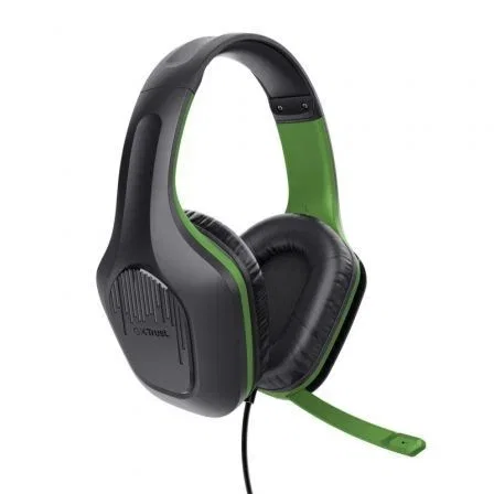 Trust Auriculares Gaming Gxt 415X Zirox Headset con Micrófono Diadema Ajustable Jack 3.5mm Verde-Negro